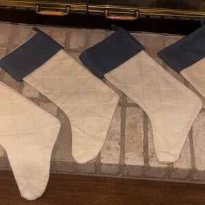 set ofTWO matching handmade Christmas stockings.